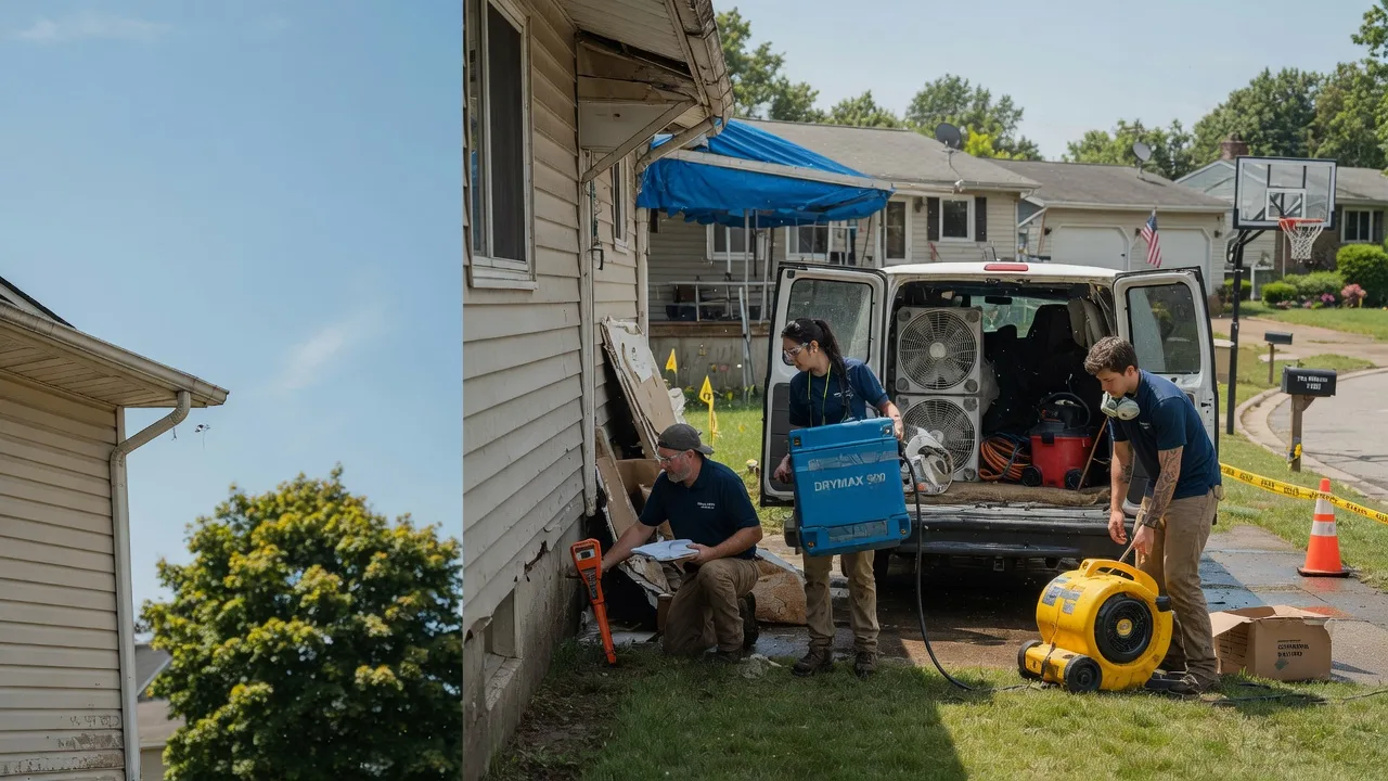 Ceiling Leak Cleanup in East Peoria, IL near me